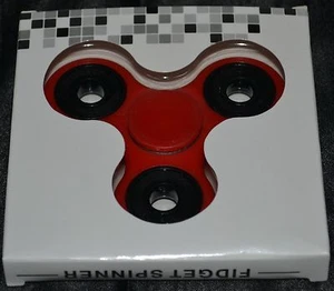 Red Fidget Spinner Kids Adults Toys Boys ADHD, Autism Figet Spiner Stress Focus - Picture 1 of 6