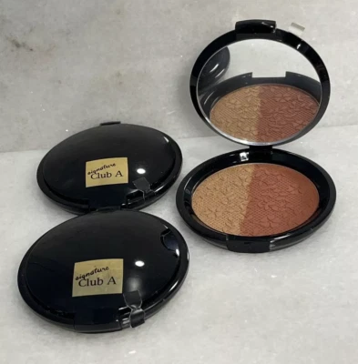 3 sombras de ojos Signature Club A Jet tech Duo ultra cremosas encaje transparente hechas en Italia Foto 1 de 4