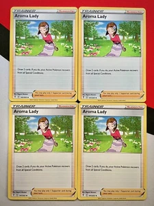 Aroma Lady Trainer 141/203 Evolving Skies x4 Pokemon Playset 4x PACK FRESH - Picture 1 of 1