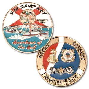 US Coast Guard USCG Station Sand Key Challenge Coin - Picture 1 of 1