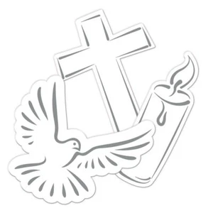 24 X CONFIRMATION / BAPTISM TABLE CONFETTI HOLY COMMUNION PARTY DECORATIONS - Picture 1 of 1