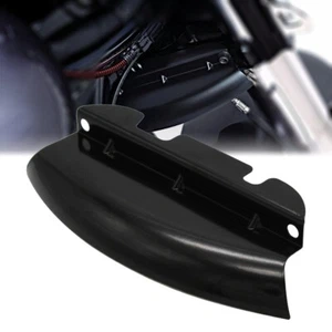Black Lower Triple Tree Wind Deflector For Harley Touring Electra Glides 2014+ - Picture 1 of 6