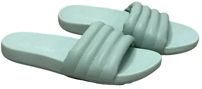 Cat & Jack Shelby Niños Sandalias Deslizantes Niñas Niños Talla 13 Azul Verde Zapatos NUEVO Foto 1 de 4