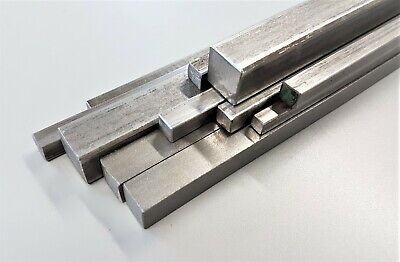 Steel Square Bar Rod EN3B (Mild Steel) 3/16 , 1/4 , 3/8 , 1/2 , 50 To 600mm Long • 4.83£