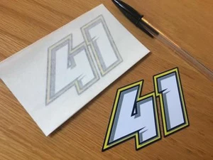 Brad Binder Race Number 41 (Small Pair) - Picture 1 of 1