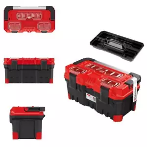 Kistenberg Werkzeugkiste Werkzeugkasten Werkzeugbox Toolbox aus Kunststoff leer - Bild 1 von 27