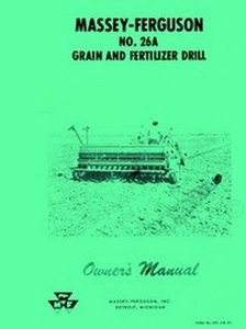 Massey Ferguson MF No. 26A 26-A taladro de granos y fertilizantes manual - Imagen 1 de 1