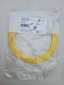 New Set of 2 Siemon 12 FT Yellow Cat 6 Ethernet Cable Patch Cord MC6-12-05 RJ45 - Picture 1 of 3