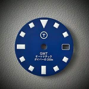 TLDC0621GMT Blue C3 / Seiko Mod PLGS GMT Dial NH34 4R34 SSK 28.5 28.5mm - Picture 1 of 1