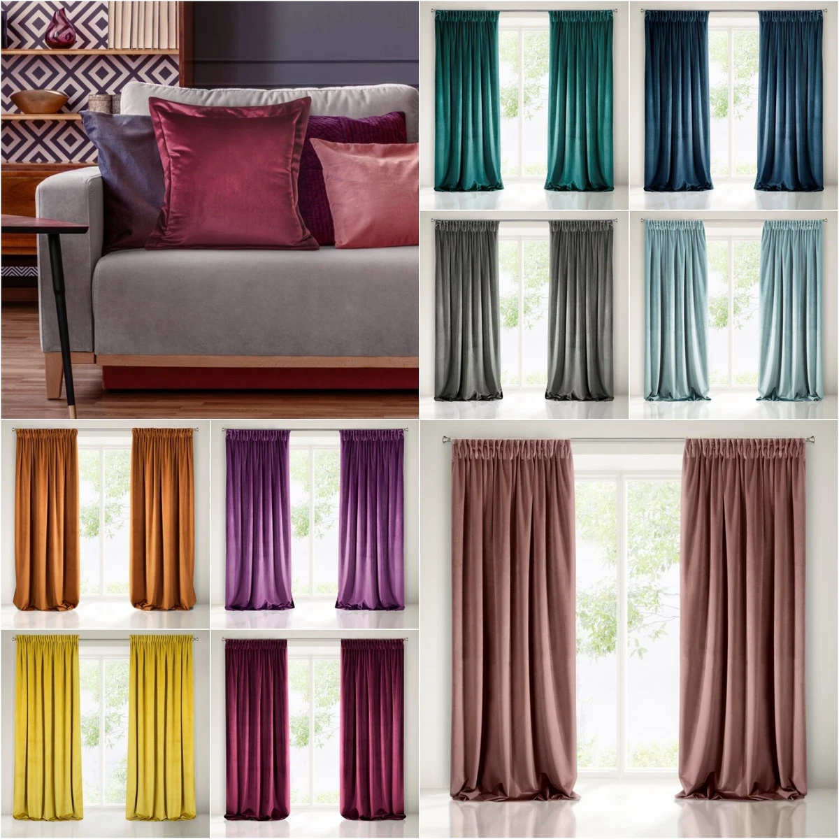 Voile-Gardine Mit Blumen-Druck – 140x225 Cm, Blau, Transparent, Mit Ösen, 100% Polyester, Maschinenwaschbar