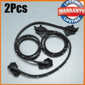 2Pc Rubber Door Weatherstrip Seals Pair Set for 70-81 Camaro Firebird Trans Am F - Foto 1 di 9