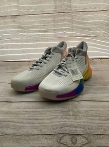 new Men’s Size 7 - adidas D Rose 10 Pride month Pack Gray Rainbow FX4795 - Picture 1 of 3