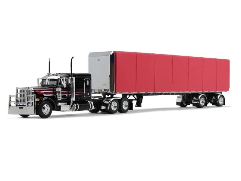 Peterbilt 型号 379 带顶卧铺和实用拖车压铸 1: 64 型号 60-1612 — 第 1/1 张图片