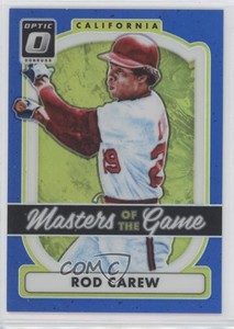 2017 Panini Donruss Optic Masters of the Game Blue /149 Rod Carew #MG10 HOF