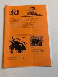 List #41: 1990s Punk/New Wave/Hardcore etc Mail Order Catalogue - Imagen 1 de 3