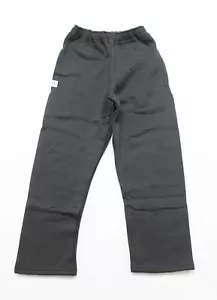 Russell Unisex Kids Hemmed Bottom Oxford Sweatpants EJ1 Black Small NWT - Picture 1 of 4