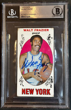 1969-70 Topps Walt Frazier Autographed Rookie Card BAS RC #98 HOF Knicks