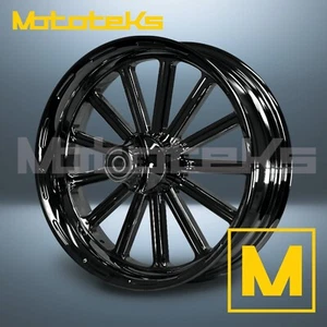 Llanta trasera 16" 16X3.5 TRECE FORJADA MAG NEGRA PARA MODELOS HARLEY SOFTAIL - Imagen 1 de 5