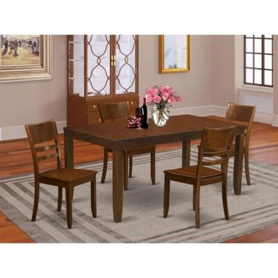 5  Pc  Dining  room  set  for  4-Dining  Table  with  Leaf  and  4  Kitchen ... - Image 1 of 4