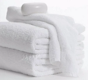 Asciugamani da bagno - Marca MHF - Confezione da 6 - 24x50 pollici - Bianco - 10,50 libbre - 100% cotone - Foto 1 di 1