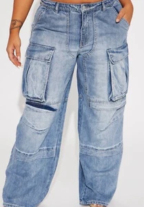 baggy cargo jeans women - Picture 1 of 4