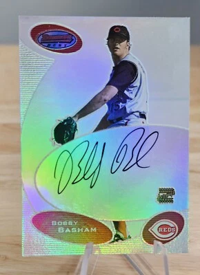 Bobby Basham 2003 Bowman's Best #BB-BWB RC Auto  - Image 1 of 2