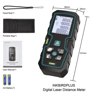 Digital Laser Entfernungsmesser Distanzmesser Abstandsmesser Messgerät LCD 50m - Bild 1 von 7