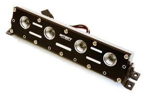 Realistic Roof Top LED Light Bar w/Metal Housing 125x18x27mm for 1/10, 1/8 & 1/5 - Picture 1 of 1