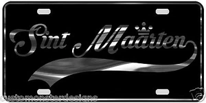 Sint Maarten License Plate All Mirror Plate & Chrome and Regular Vinyl Choices - Imagen 1 de 2
