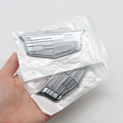 Emblem Badges For CTS STS DTS SRX XLR ATX XTS Fender Stickers Chrome #84552887 - Image 1 of 4