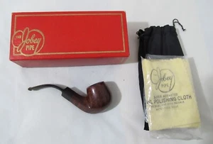 JOBEY 300 Bent Hand Rubbed Tobacco Pipe w/ Box ~4.5" Long - Picture 1 of 14