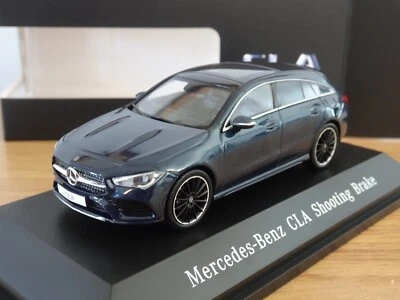 Spark Mercedes Benz CLA Shooting Brake X118 2019 blau Automodell B66960475 1:43 - Bild 1 von 4