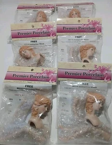 6 Nuevas Piezas Muñeca Artesanal Colección Porcelana Premier 1999 "Emily" Cabeza Manos Piernas - Imagen 1 de 11