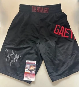 JUSTIN GAETHJE 'The Highlight' Hand Signed Trunks Shorts +JSA COA UFC BMF - Bild 1 von 5