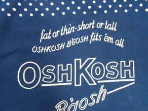 Vintage antik blau oshkosh dick oder dünn gepunktet Baumwolle USA BIKER BANDANA Taschentuch 23 - Bild 1 von 2