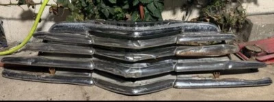 1947 1948 Chevrolet Fleetline Fleetmaster Aerosedan Grille for Parts or Rebuild - Image 1 of 4