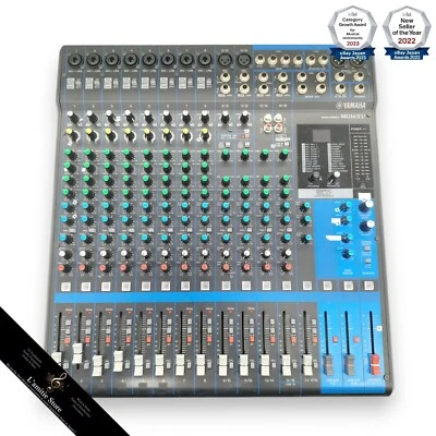 YAMAHA MG16XU 16-Channel Mixing Analog Mixer Console MG Series Japan Black Used - Image 1 of 4