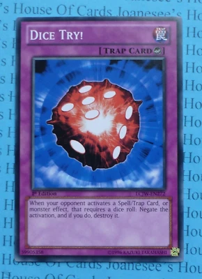 Dice Try! LCJW-EN272 Yu-Gi-Oh Card 1st Edition New - Image 1 of 3