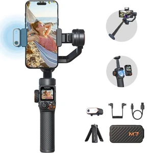 iSteady M7 Gimbal Stabilizer for Smartphone, Magnetic AI Tracker Fill Light, ... - Picture 1 of 8
