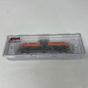 Atlas N Scale #50004 623-GATX 20,700 Gallon Tank Car, Hooker Chemical #10737 - Picture 1 of 8