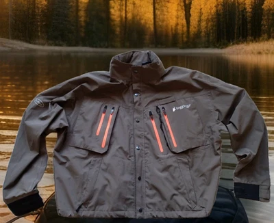 FROGG TOGGS TOADZ DRIPORE WADING JACKET MENS EXTRA LARGE MINT (STOWAWAY HOOD) - Image 1 of 4