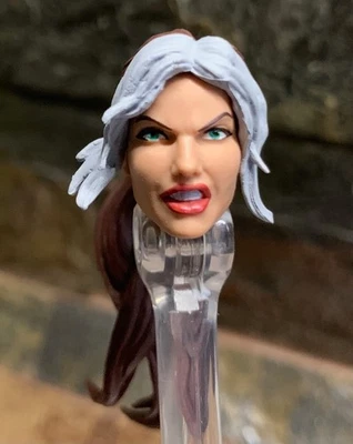 Marvel Legends ROGUE Cabeza Femenina Hasbro 1/12 X-Men 20th de Pyro Paquete de 2 enojados Foto 1 de 3