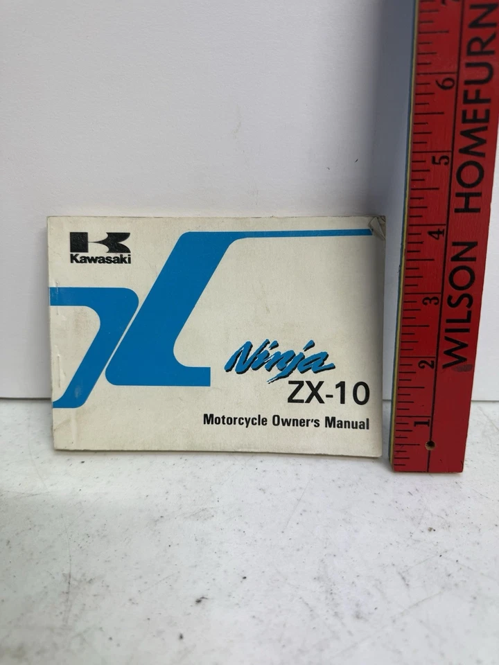 Kawasaki Ninja ZX-10 1988 manual del propietario Foto 1 de 1