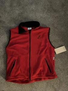 Coca Cola Fleece Vest  Red Timberline Colorado New - Picture 1 of 10