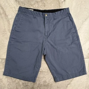 Volcom Corpo Class blue chino shorts mens 32 casual beach surfer skate outdoor - Picture 1 of 10