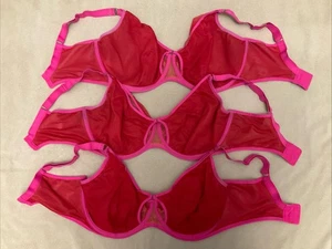 Elomi Bra 36L Lot Red Pink Underwire - Picture 1 of 4