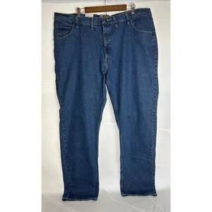 Neu mit Etikett Wrangler Authentics Herrenjeans Größe 44 x 34 dunkelblau Denim - Bild 1 von 7