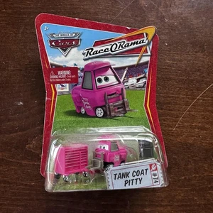 Disney Pixar Cars Race O Rama Tank Coat Pitty Diecast 1:55 Mattel #14 New Collec - Picture 1 of 4