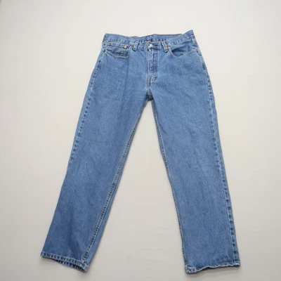 Levi's Mens 550 Relaxed Fit Jeans Size 33 x 30 Blue Denim 100% Cotton (33x28) - Image 1 of 4