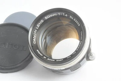 CANON 50mm/F1.4 Leica 39mm Lens LTM 167-153-4 #62029 mtd 251018 - Image 1 of 4